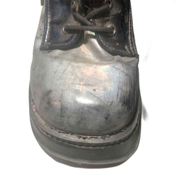 Demonia Shaker 52 Goth Platform Shoes - Picture 3 of 12